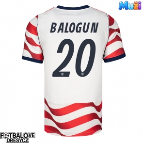 Spojené státy Folarin Balogun #20 Domácí Dres MS 2026 Krátký Rukáv